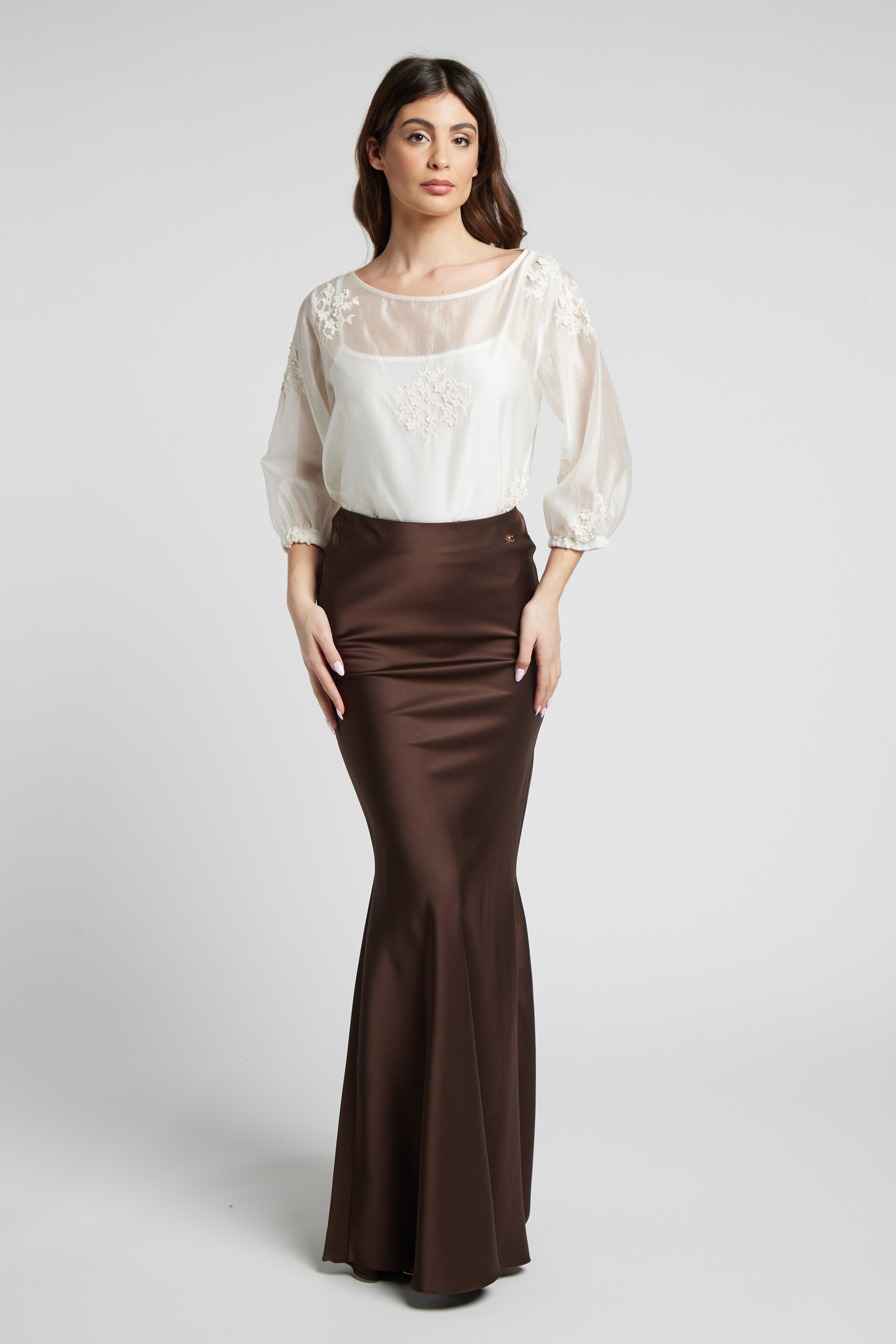 Sarah Chole 26932 gonna raso taglia unica