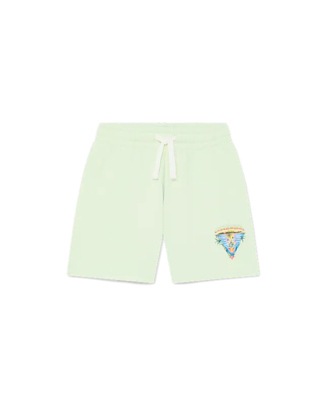 Casablanca Innocence Triangle shorts bimbo verdi cotone