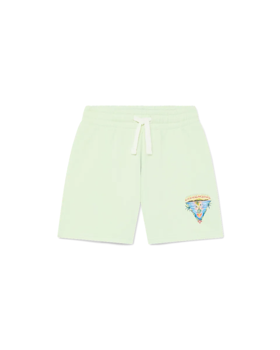 Casablanca Innocence Triangle shorts bimbo verdi cotone