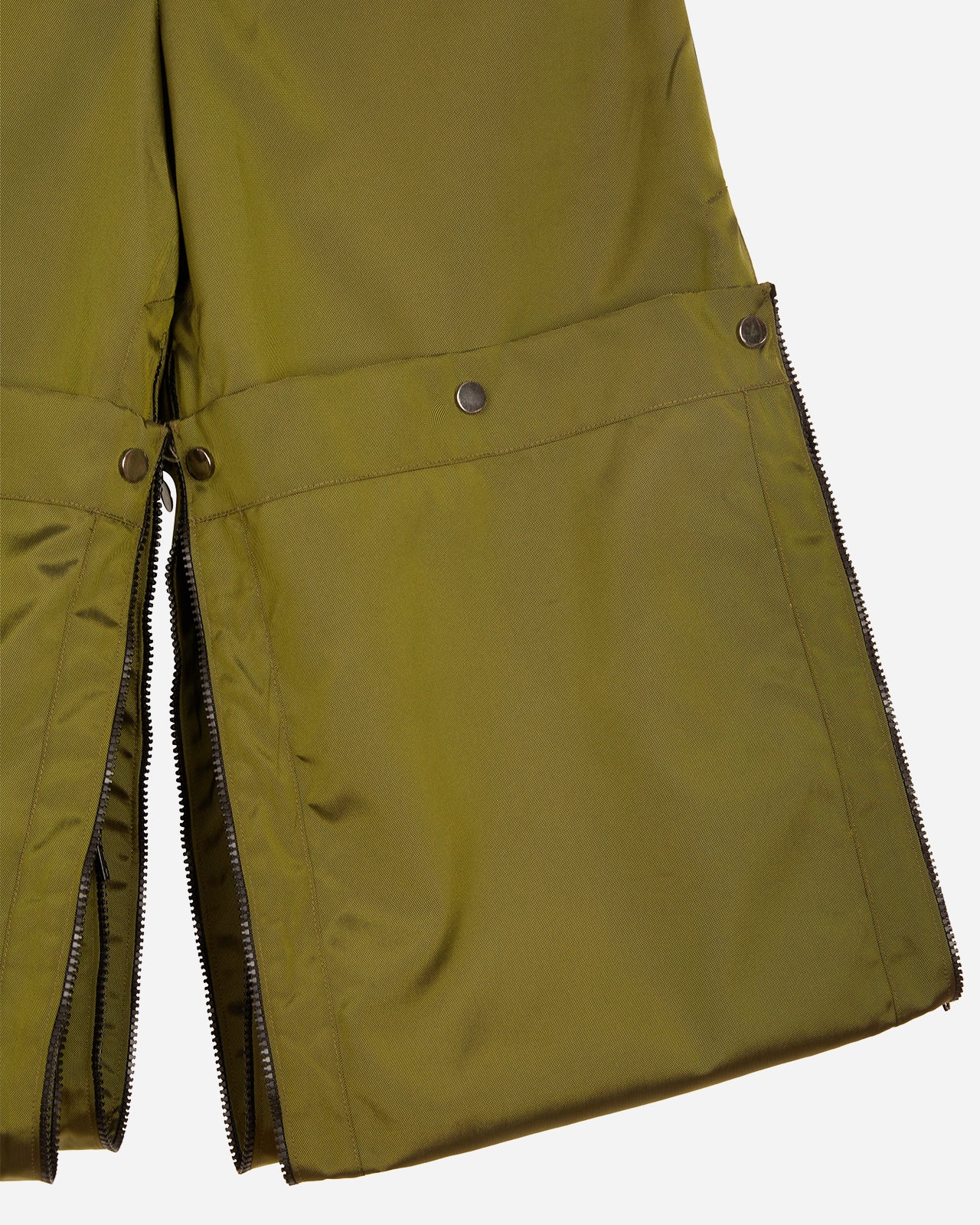 Noskra Olive pantaloni modulari tech oversize