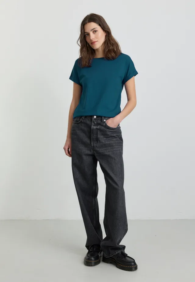 Recolution Cayenne t-shirt cotone bio verde teal