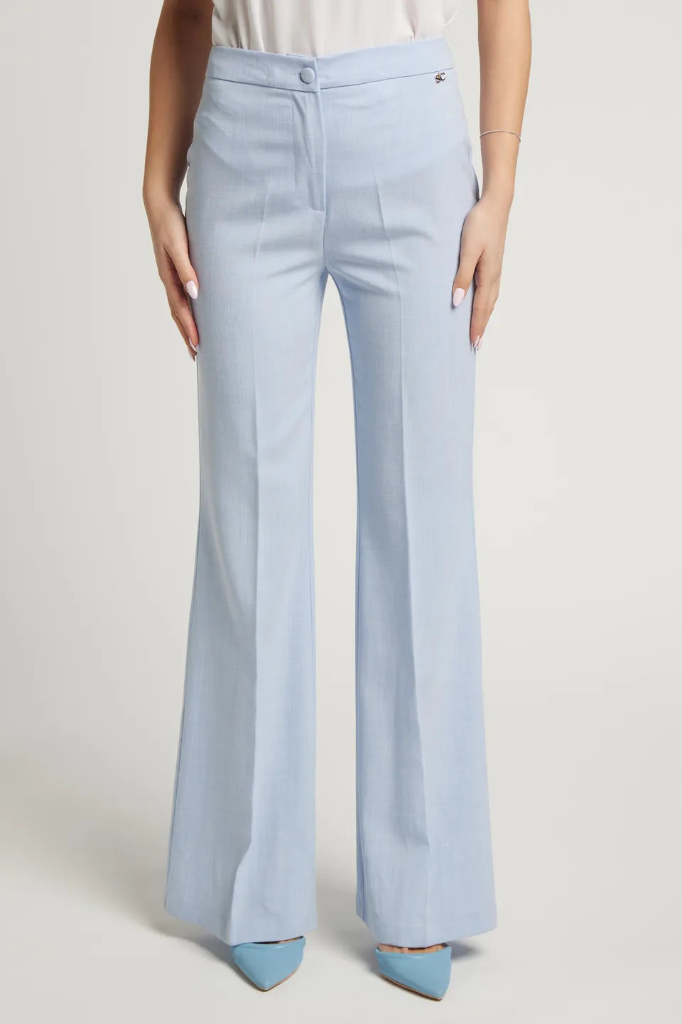Sarah Chole 27256 pantalone viscosa fresco leggero
