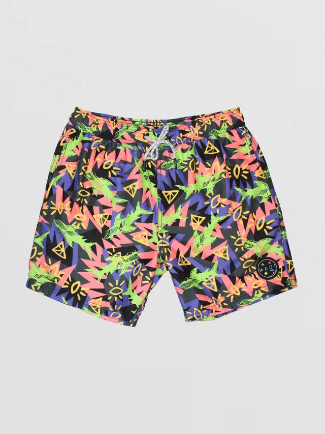 Maui and Sons Shark Tank pantaloncini mare neri