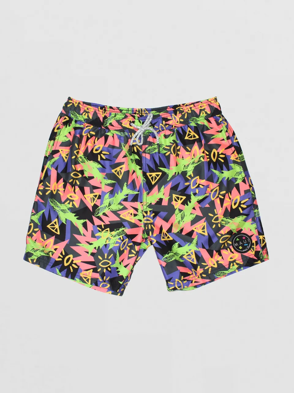 Maui and Sons Shark Tank pantaloncini mare neri