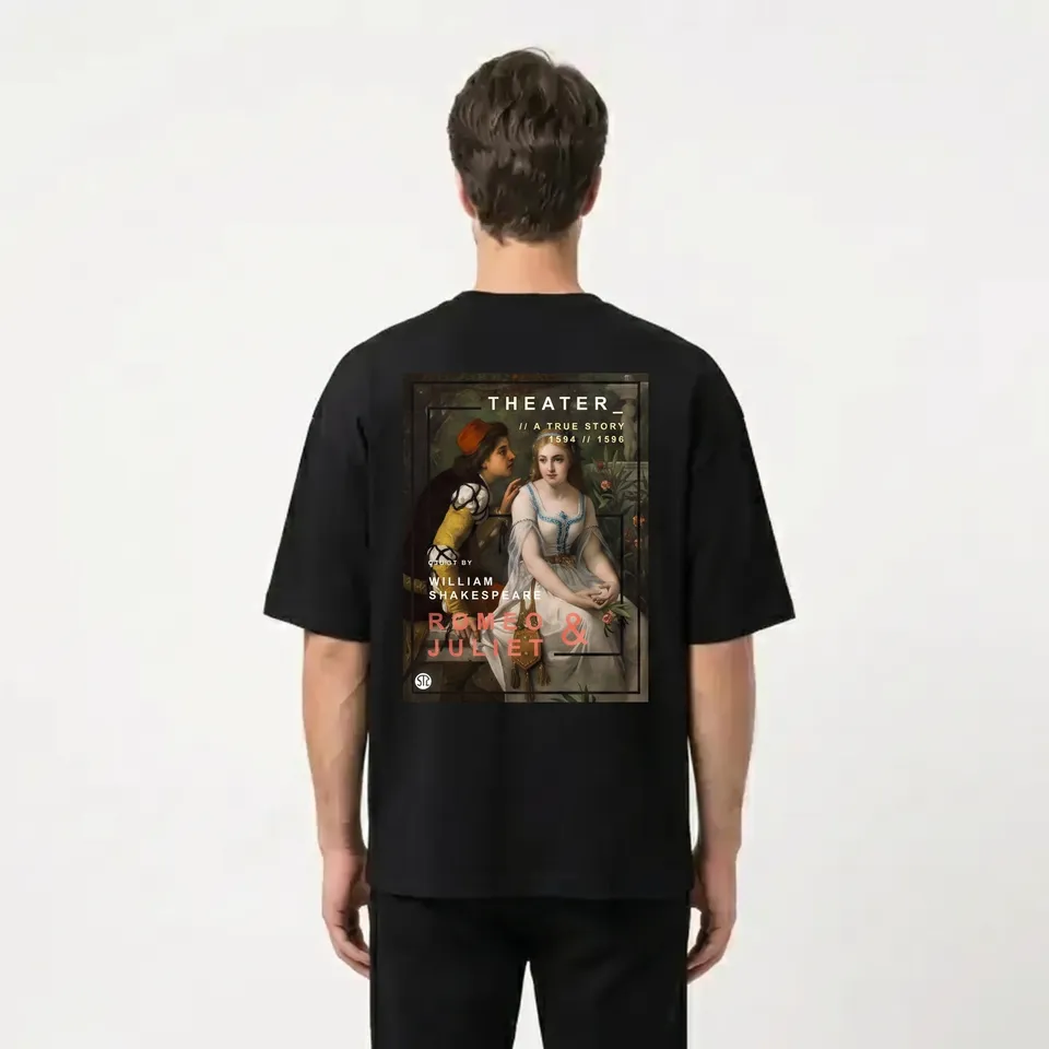 Seetees The Poets Romeo and Juliet t-shirt grafica