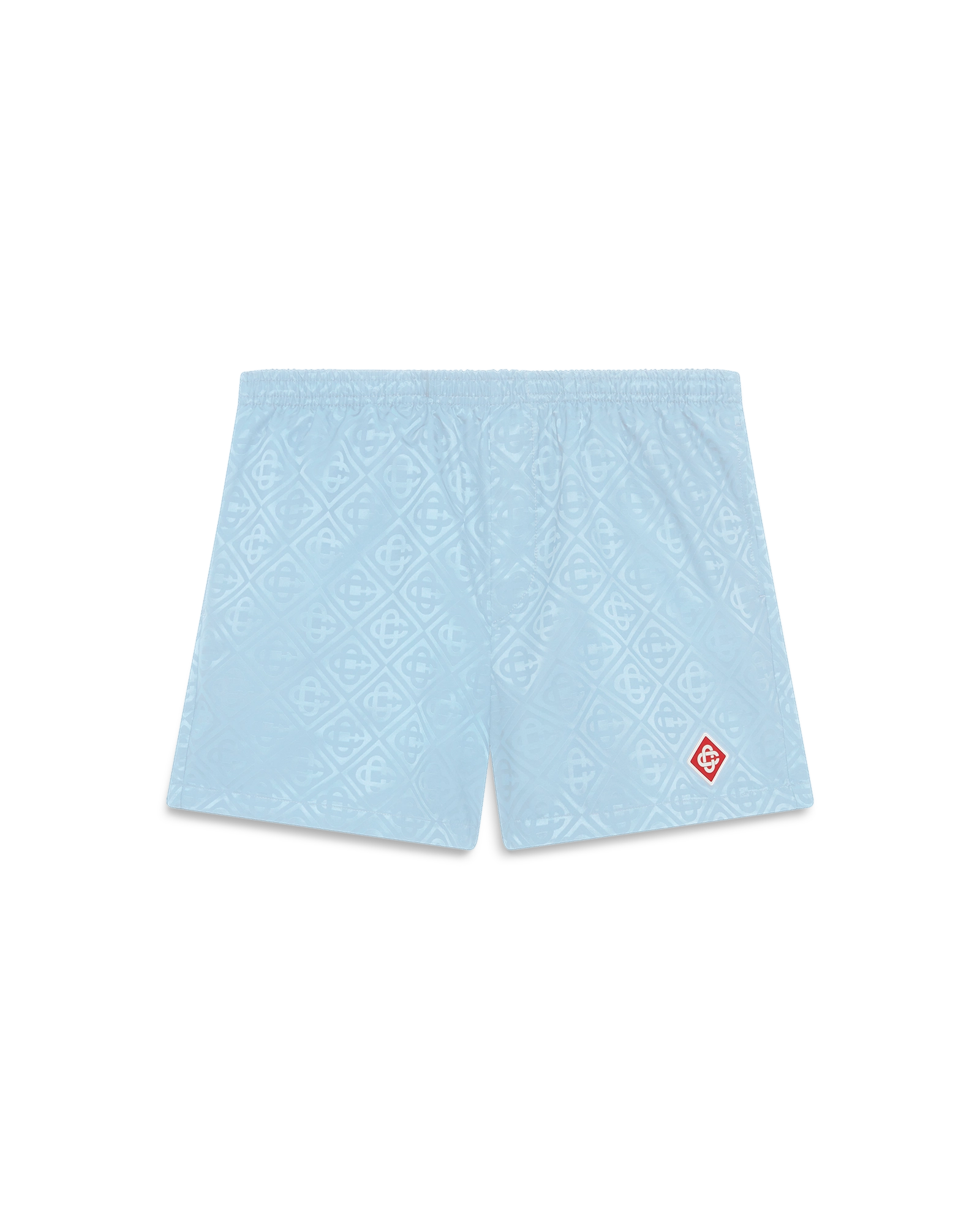 Casablanca Monogram Jacquard costume mare azzurro