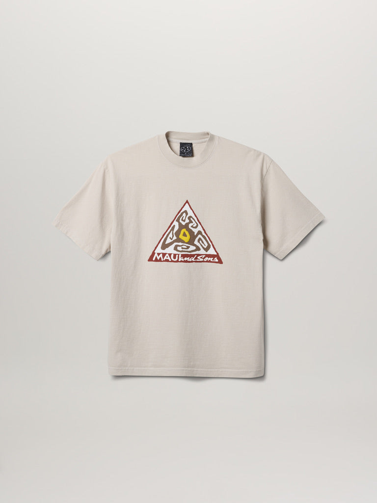 Maui and Sons Infinity Boxy Fit maglietta Cement tribal