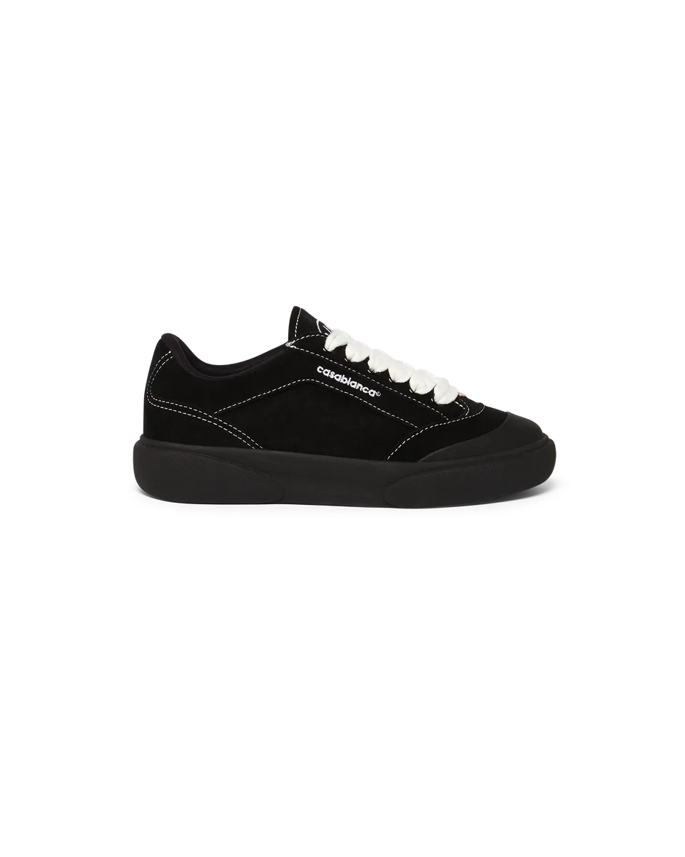 Casablanca Del Mar Sneakers Nero Tela Pelle