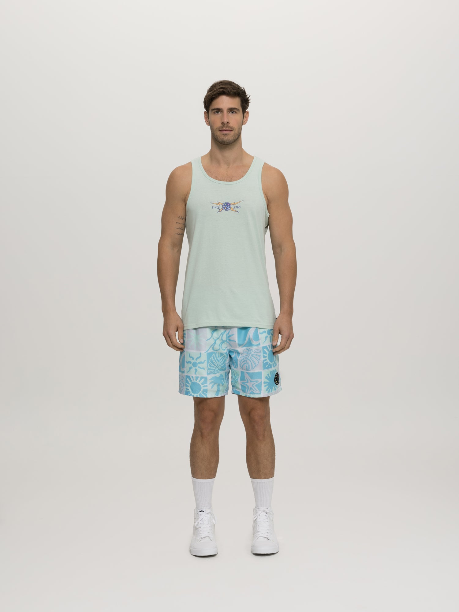Maui and Sons Sea King canotta surf spray stampa schiena