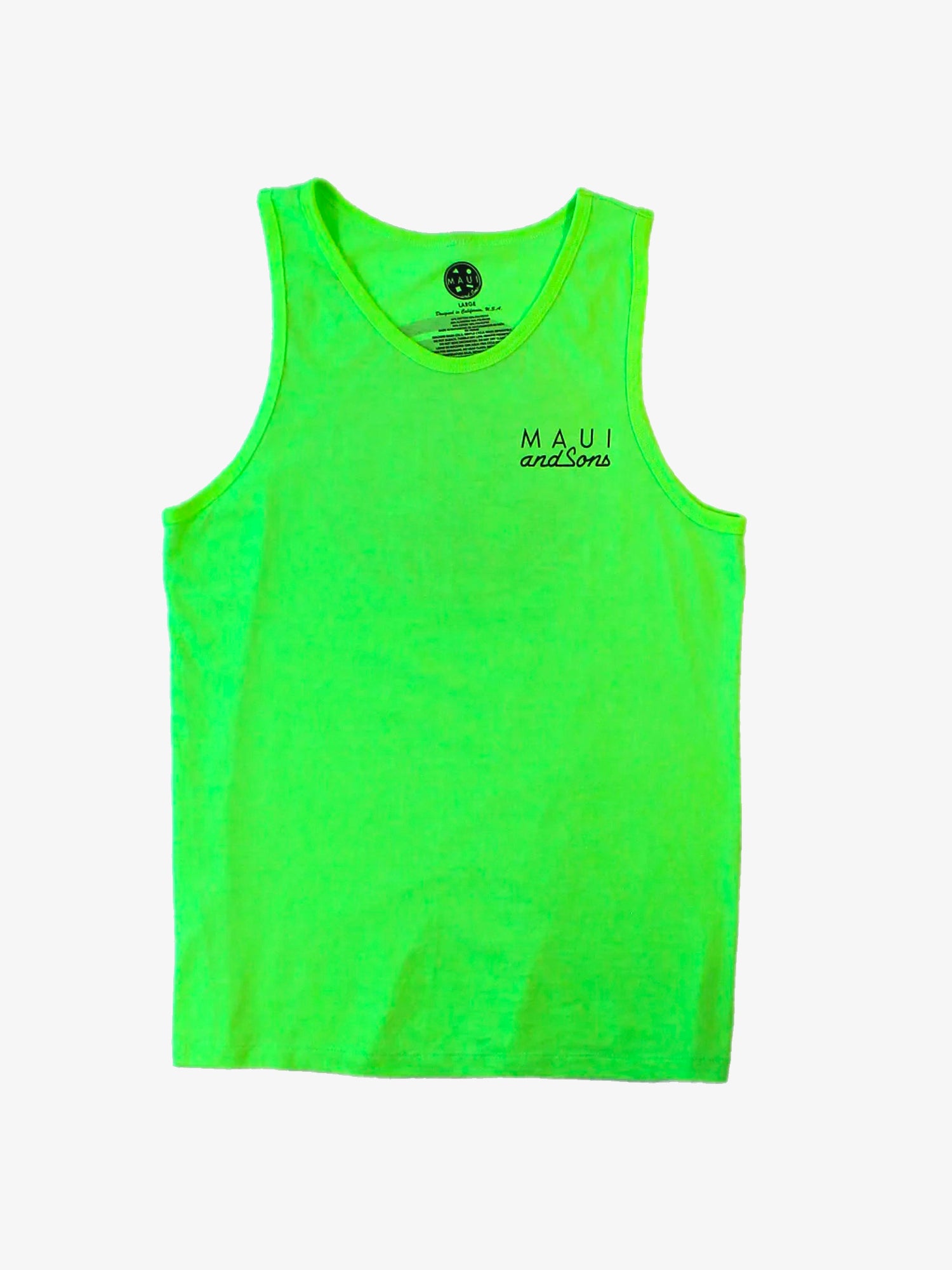 Maui and Sons Classic Cookie Logo canotta neon leggera