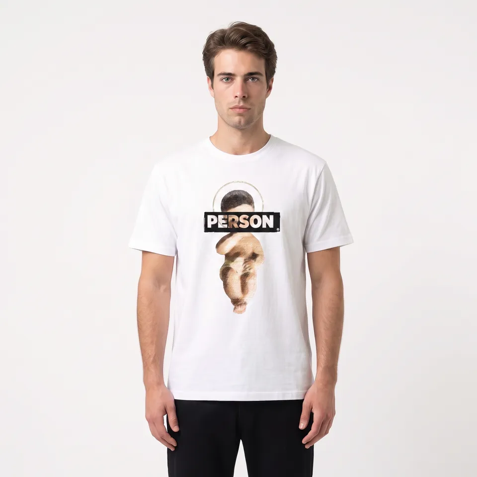 Seetees Saint’s Jesus t-shirt stampa sci-fi