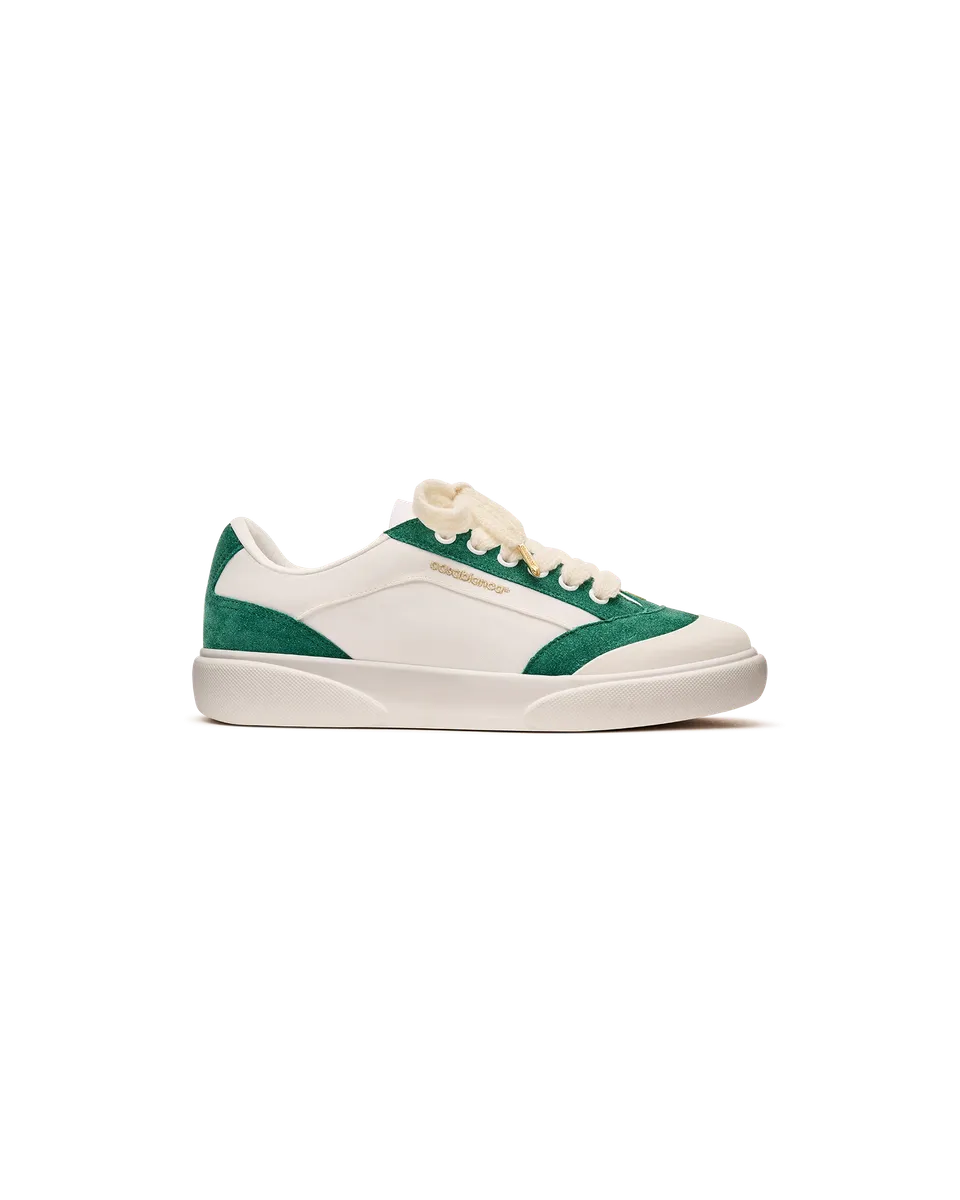 Casablanca Del Mar Sneakers Bianche Verdi Tela
