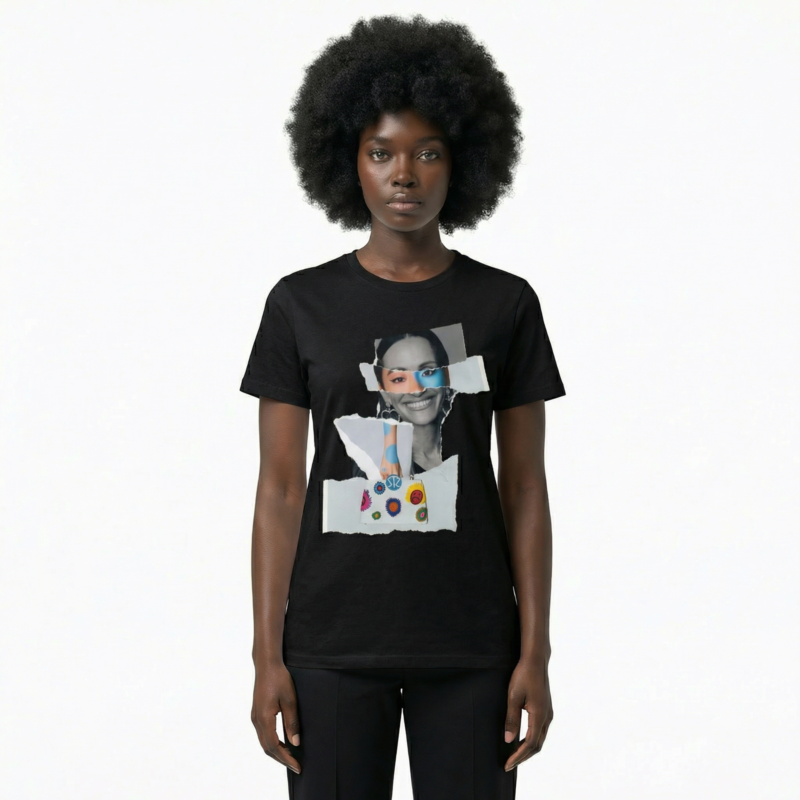 Seetees The Mag Smile t-shirt grafica stampata
