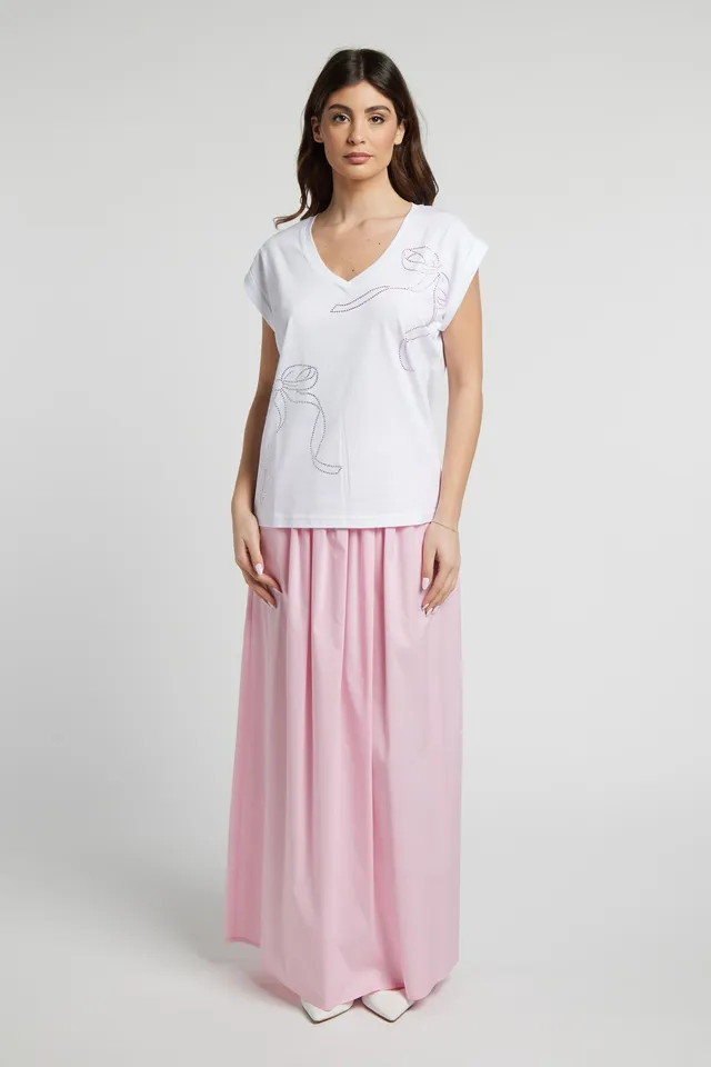 Sarah Chole Maglia 25700 Jersey Positano in Cotone