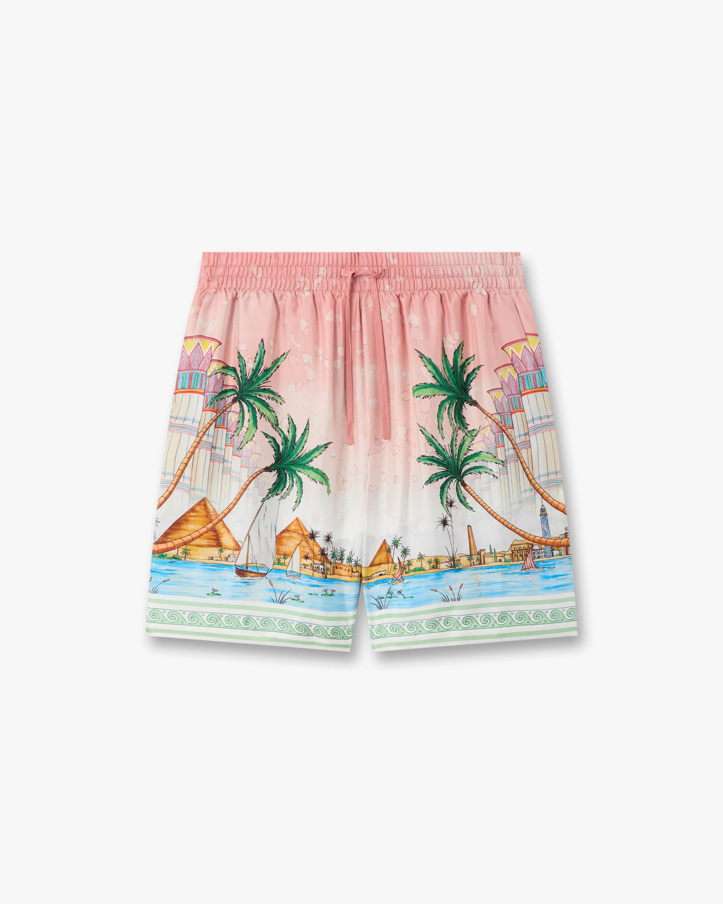 Casablanca Ethereal pantaloncini seta rosa pura
