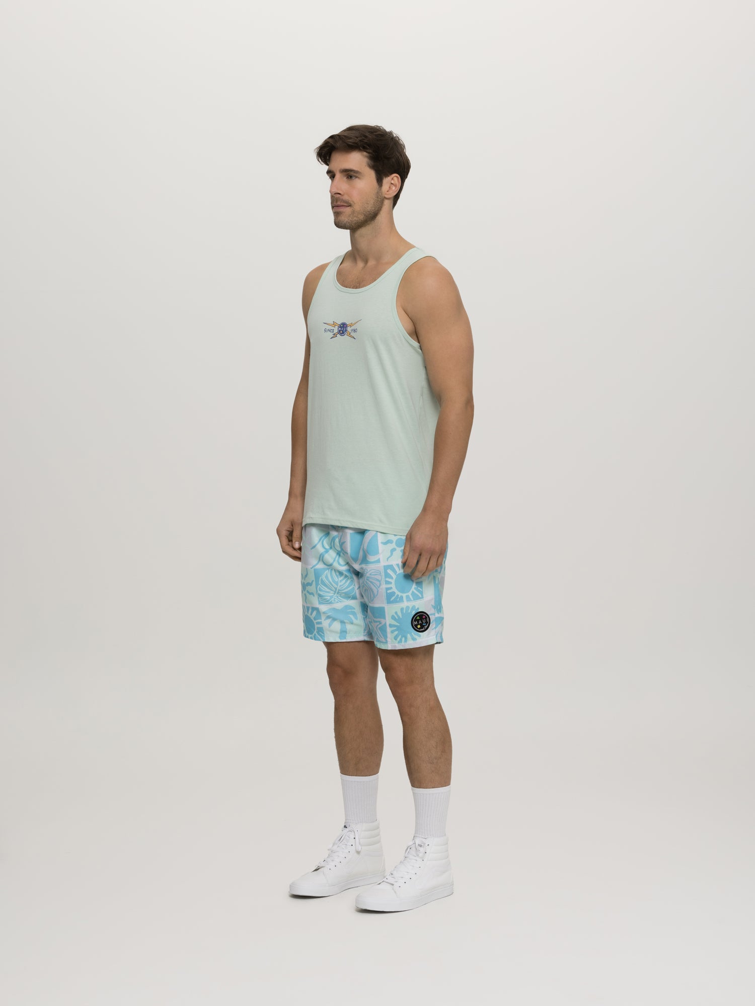 Maui and Sons Sea King canotta surf spray stampa schiena