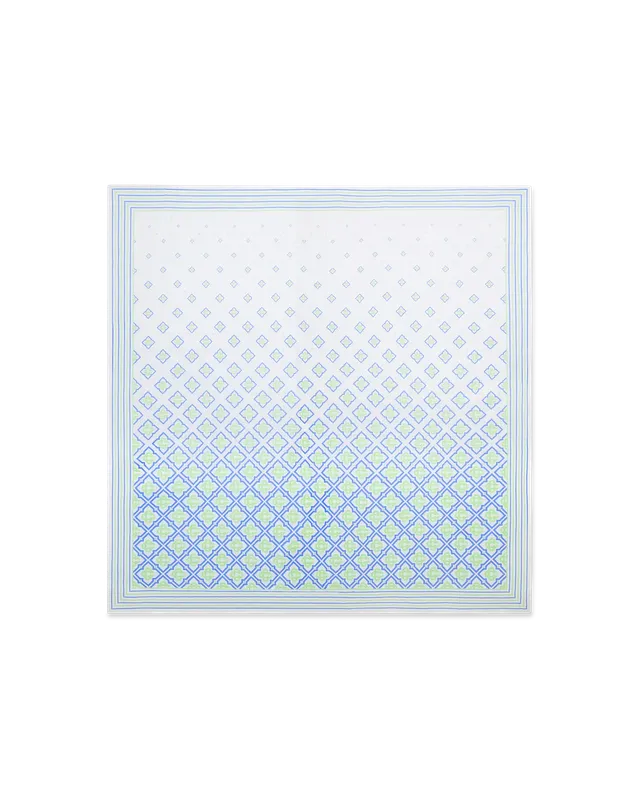 Casablanca Degrade Monogram pareo bianco cotone 140x140