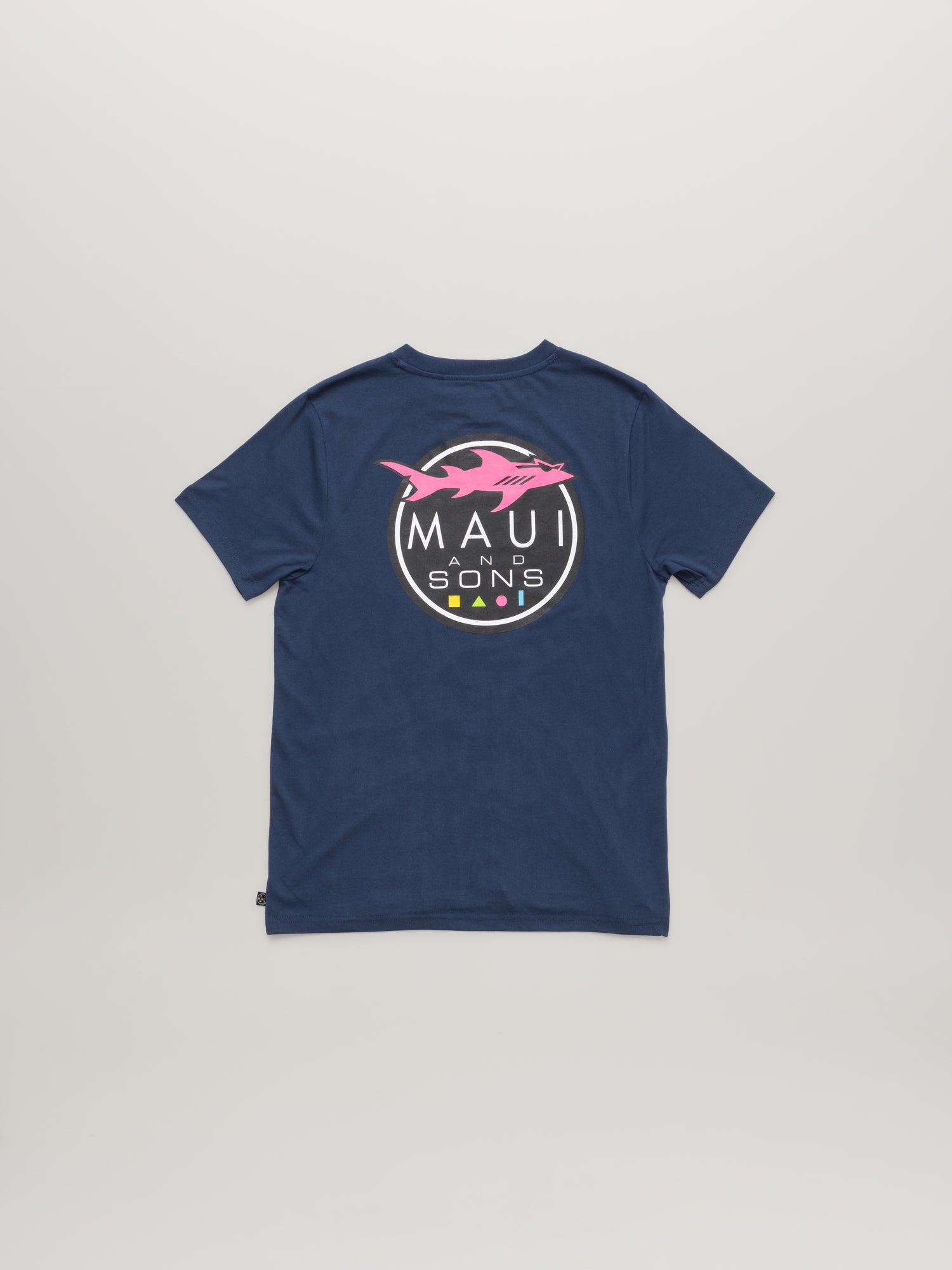 Maui and Sons Shark Logo t-shirt cotone nera