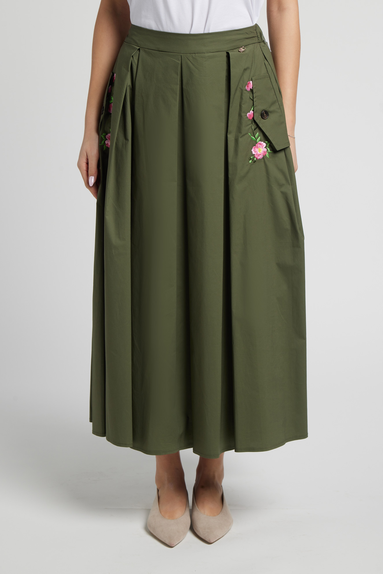 Sarah Chole 27191 TSO001 Gonna in Cotone Elasticizzato