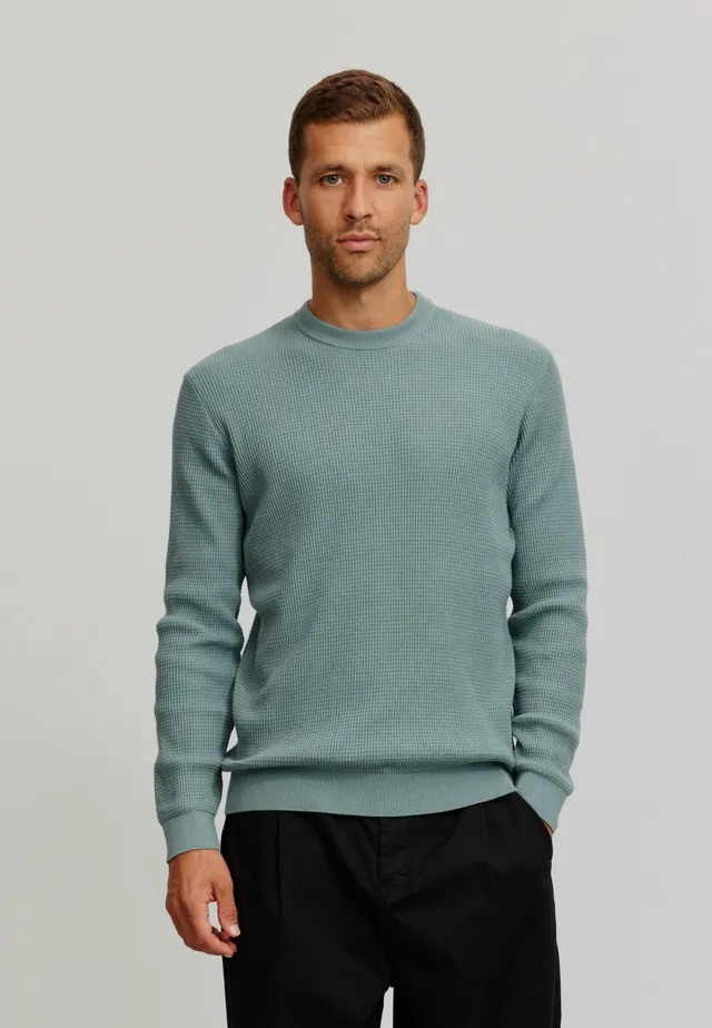 Recolution Lupin maglione verde cotone bio