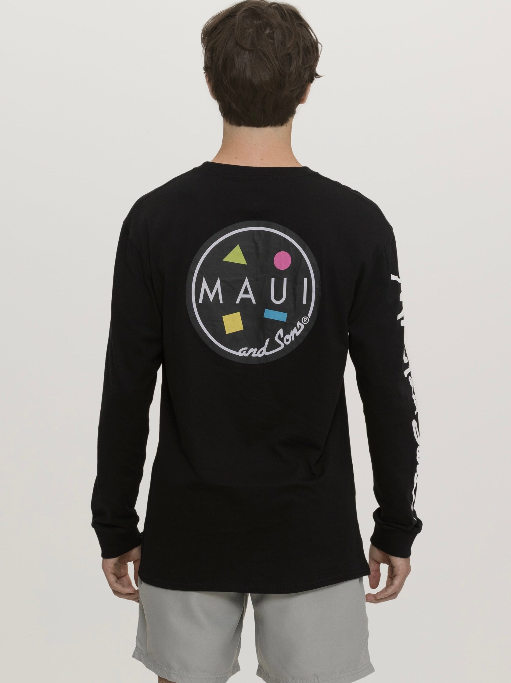 Maui and Sons Classic Cookie maglia manica lunga bianca