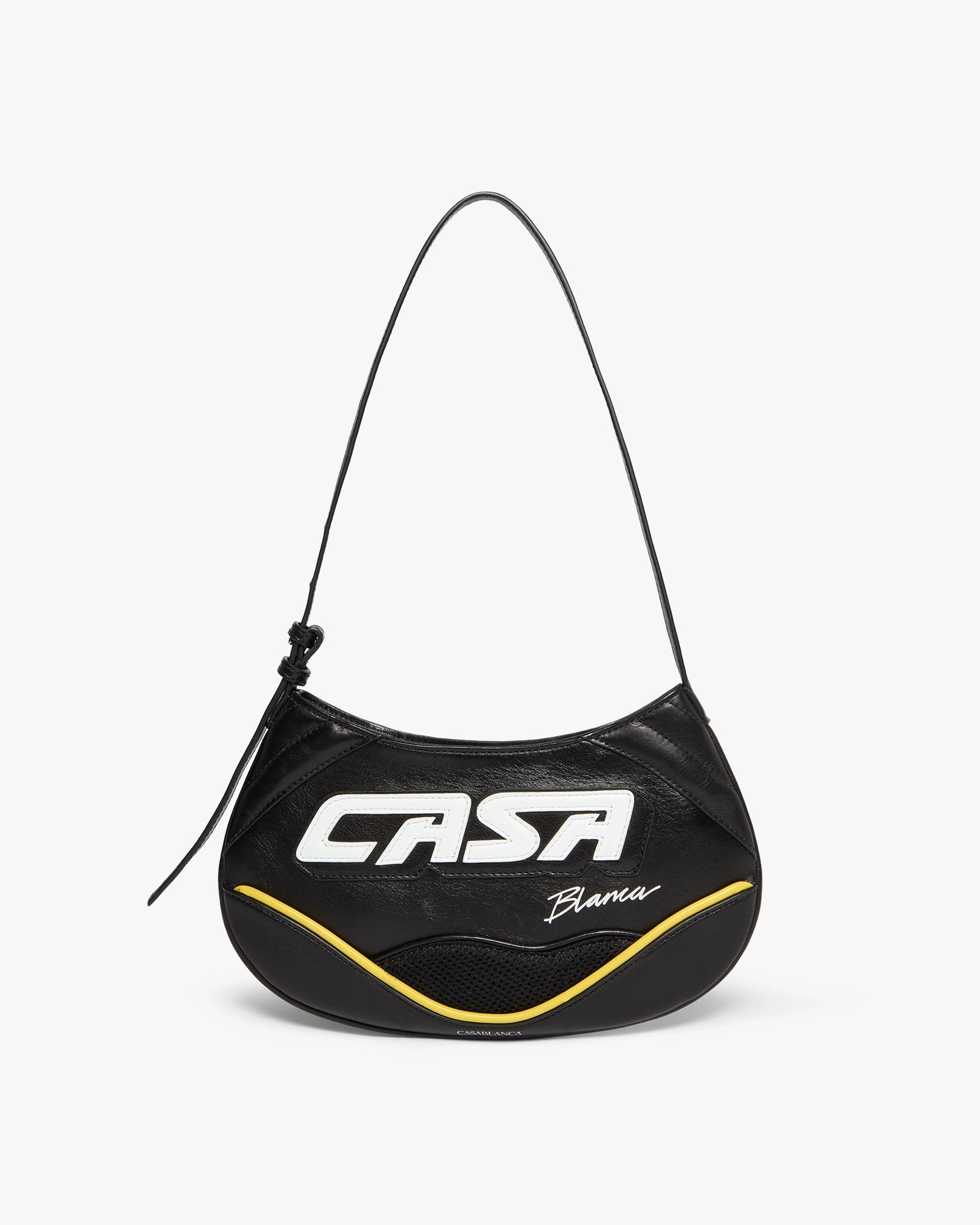 Casablanca Slim Biker Borsa Nero Pelle