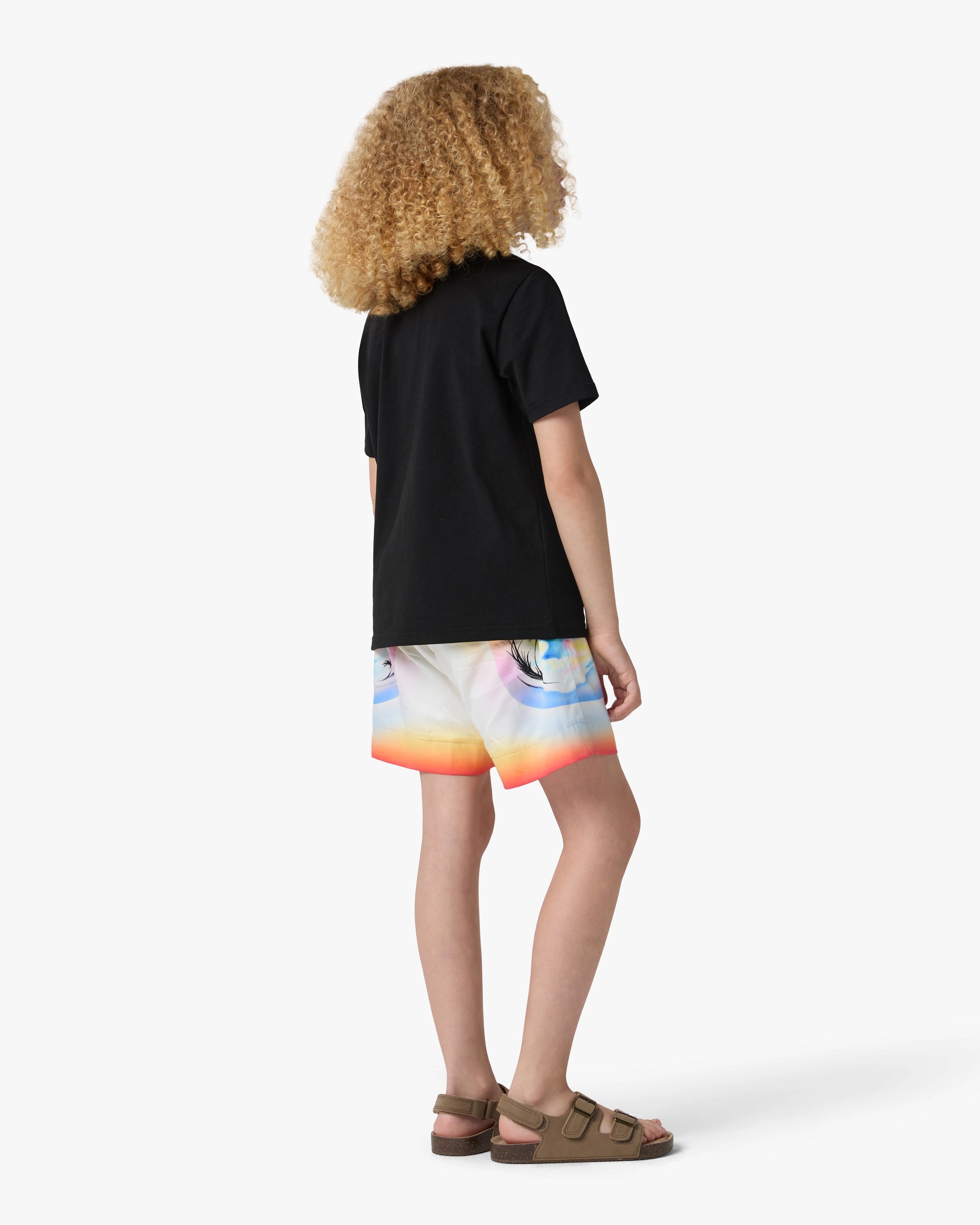 Casablanca Diamond Logo t-shirt bambino cotone nera 7-8 anni