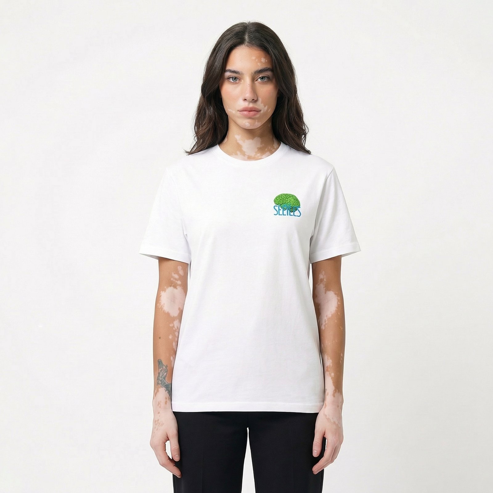 Seetees Shut Up t-shirt stampa fronte retro