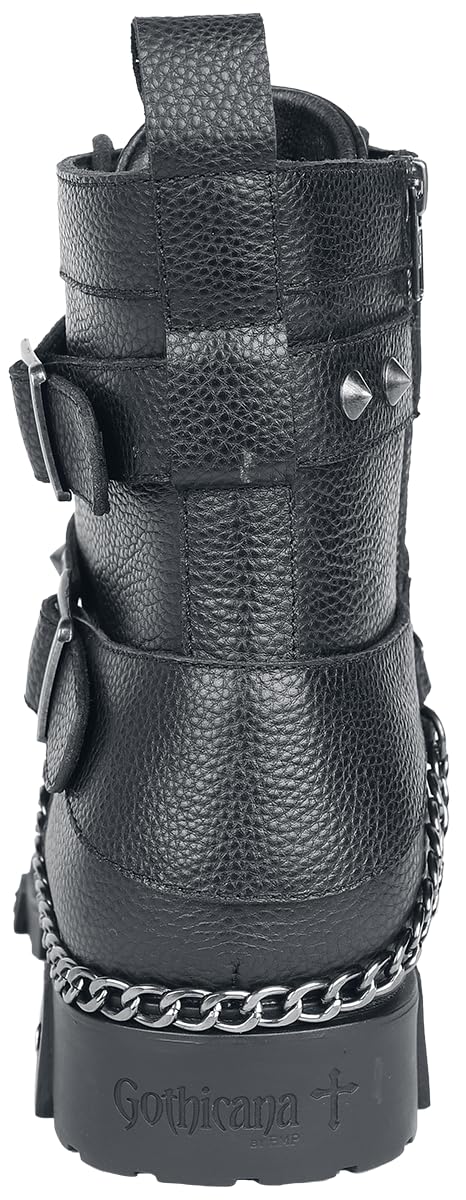 Gothicana by EMP stivali neri uomo catene taglia 45