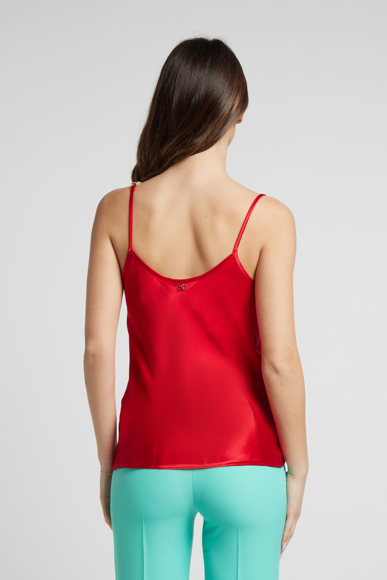 Sarah Chole 24651 Top Raso Viscosa Elegante