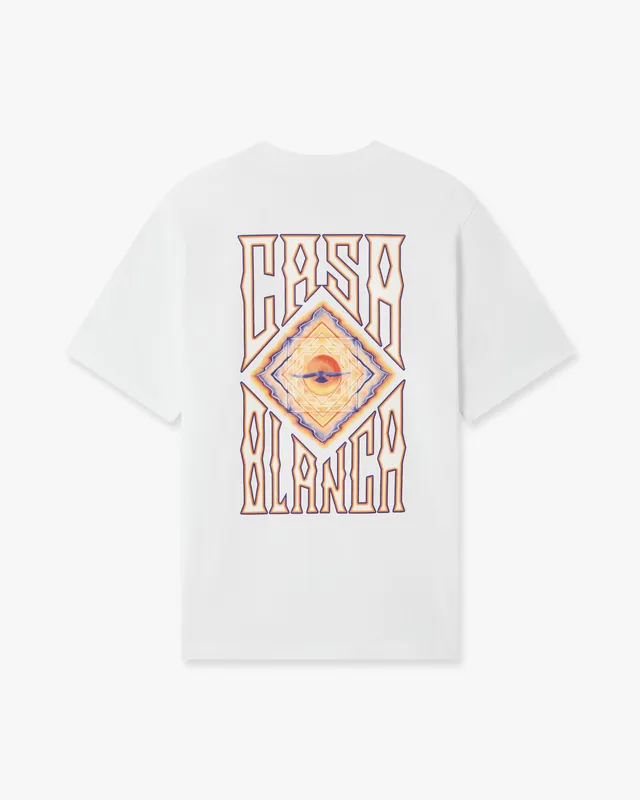 Casablanca Hermons Mirage t-shirt bianca cotone
