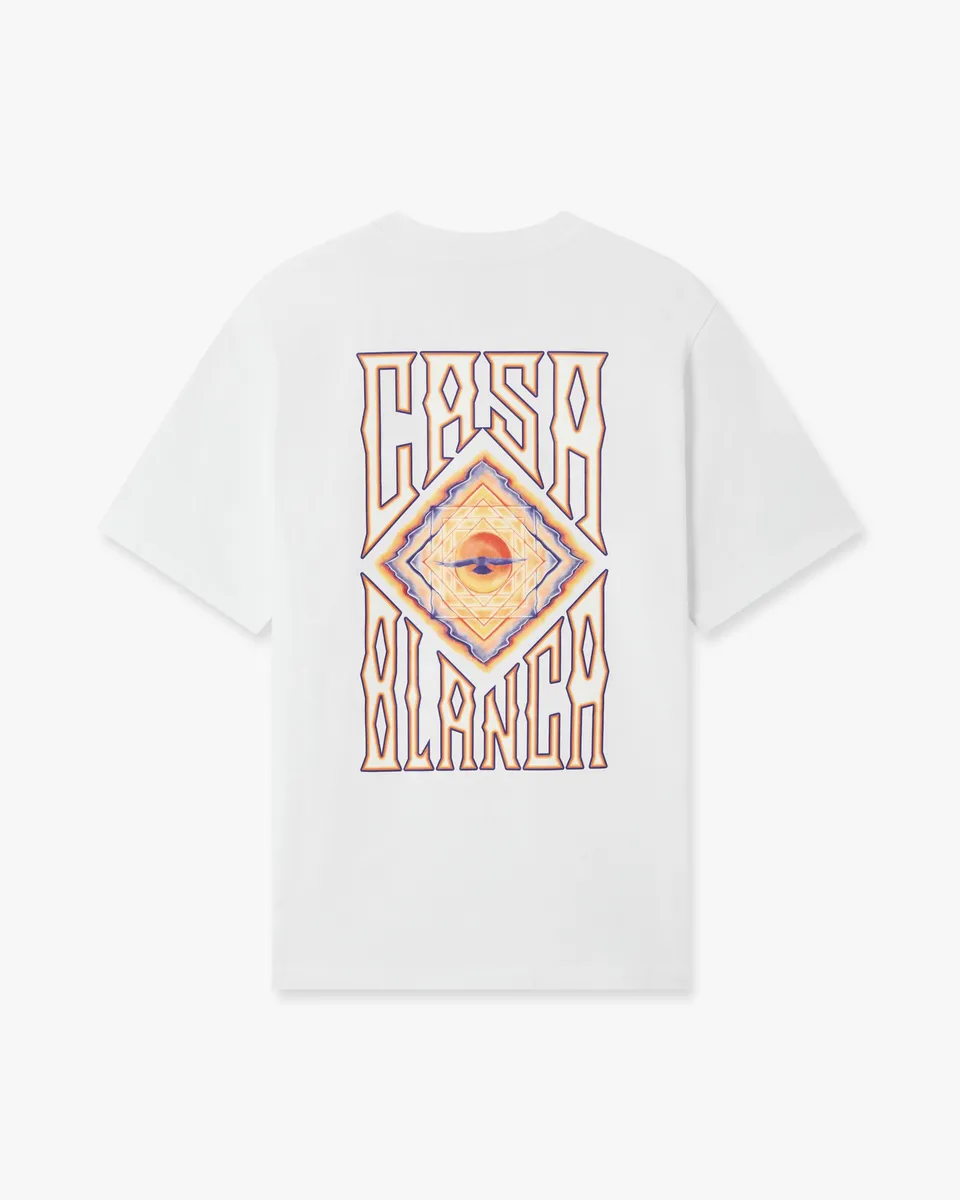 Casablanca Hermons Mirage t-shirt bianca cotone