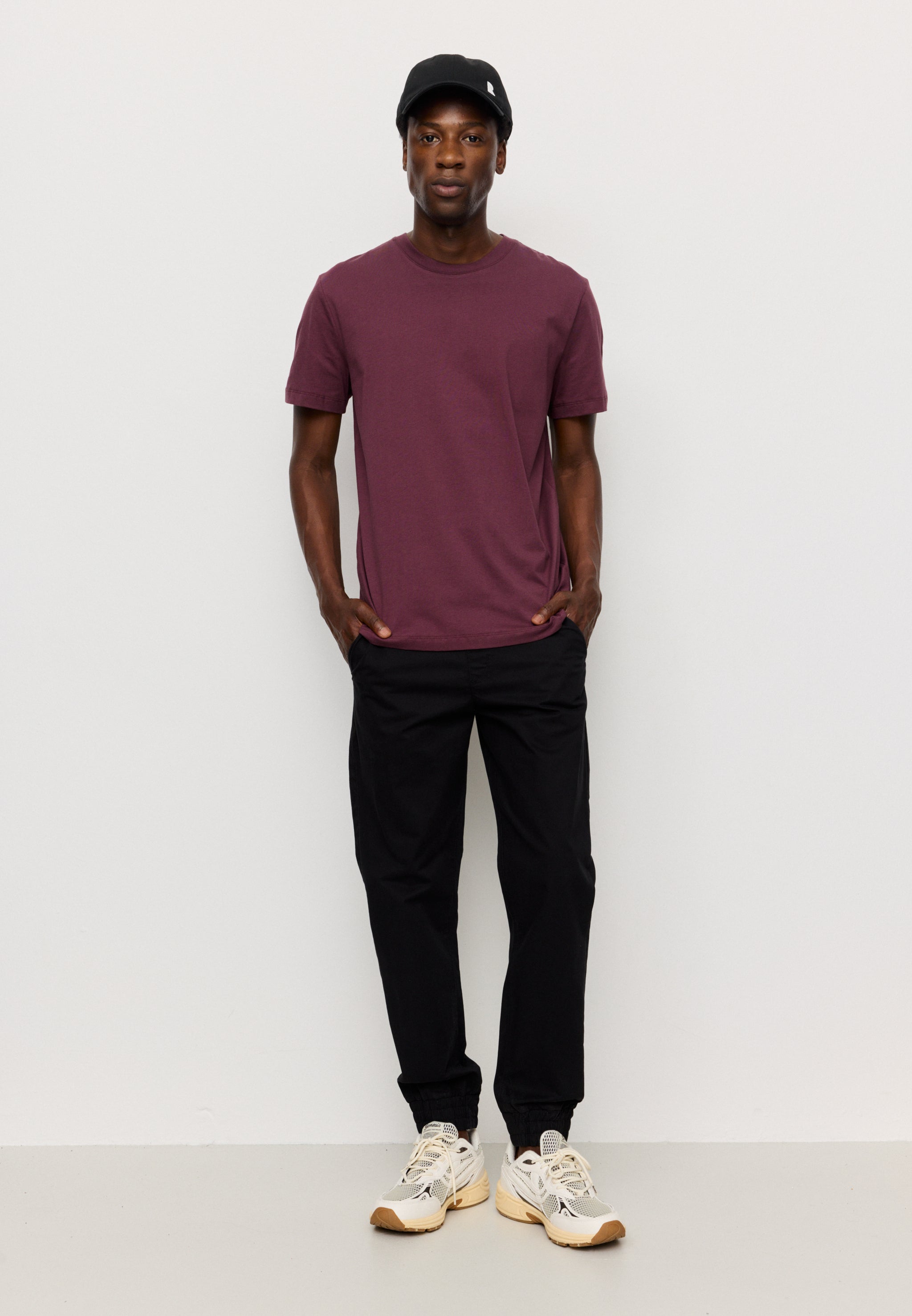 Recolution Agave t-shirt cotone bio viola plum girocollo