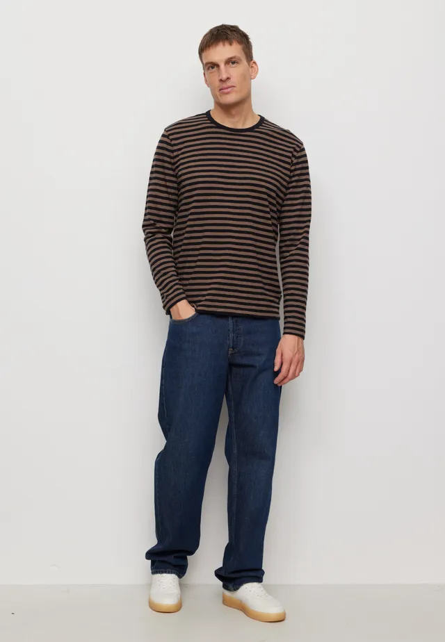 Recolution Maca Stripes maglia marrone righe