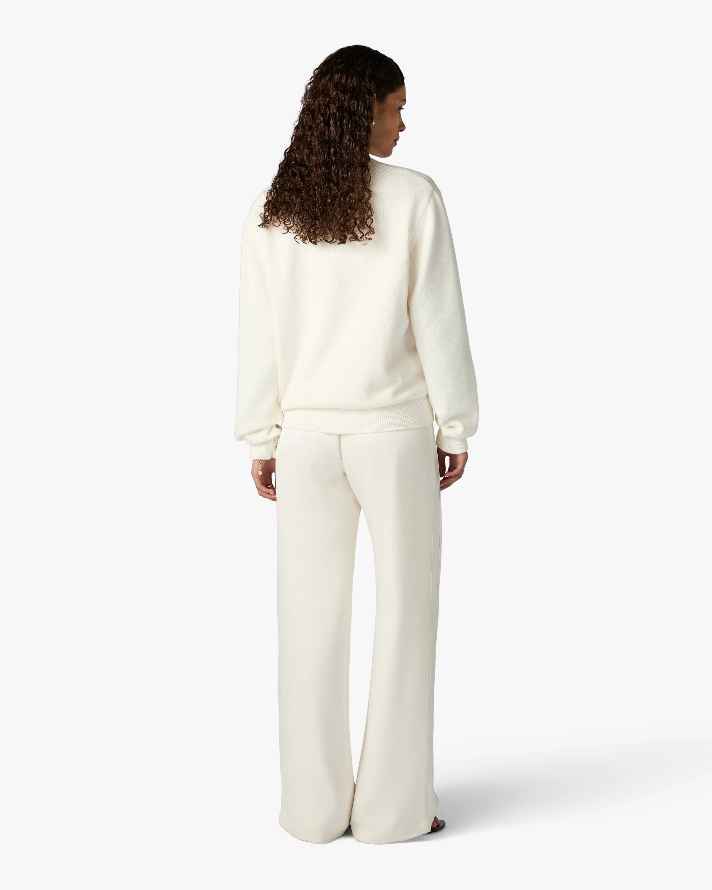 Casablanca Laduree maglione unisex crema cotone ricamato