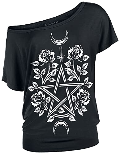 Gothicana by EMP T-Shirt Nera Stampa M Gotica
