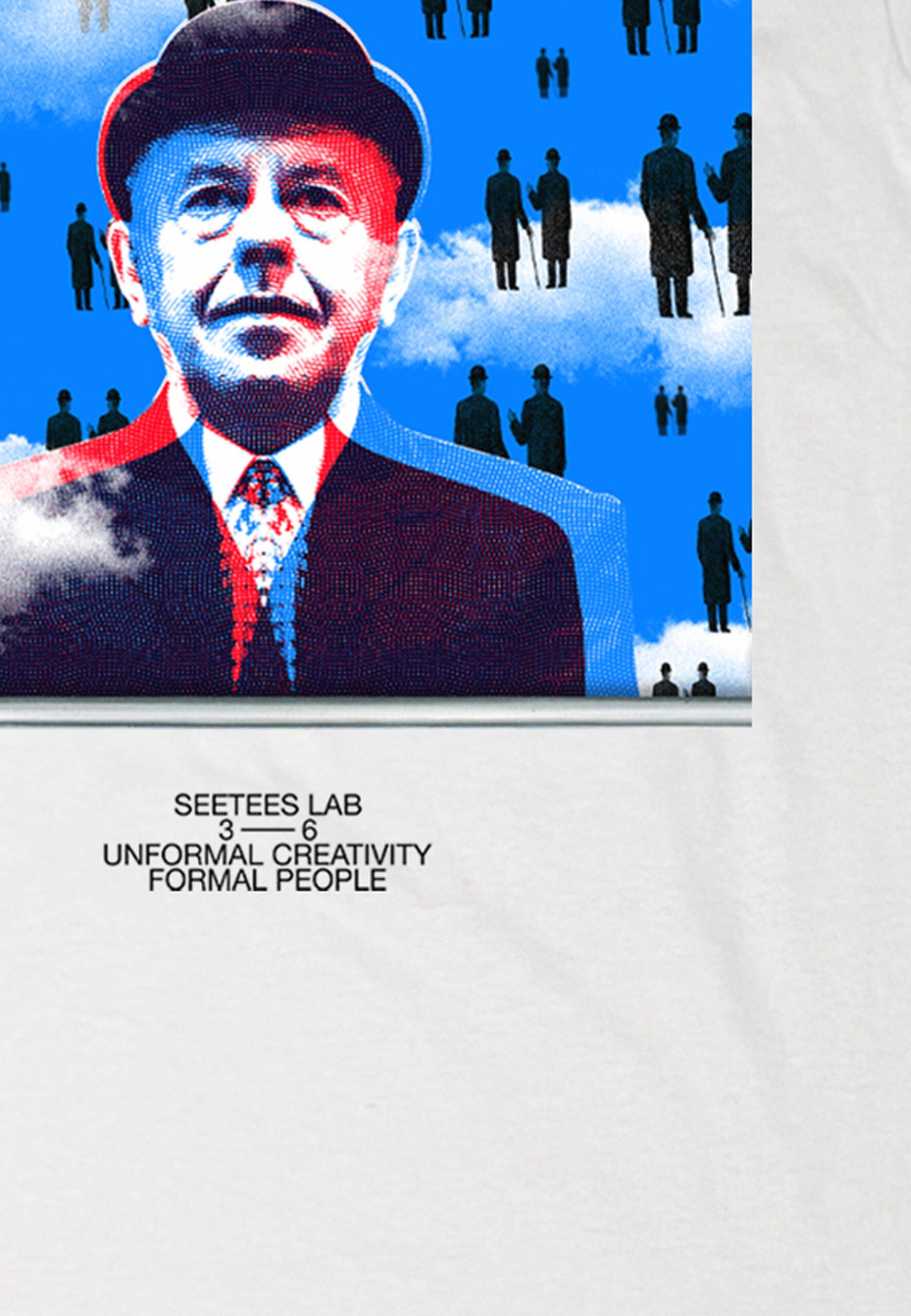 Seetees Magritte t-shirt unisex stampa arte