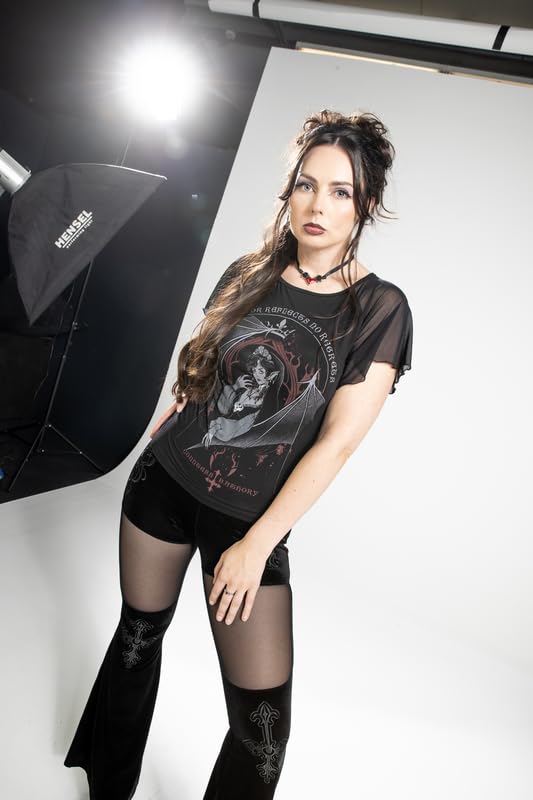 Gothicana by EMP t-shirt L nera stampa frontale