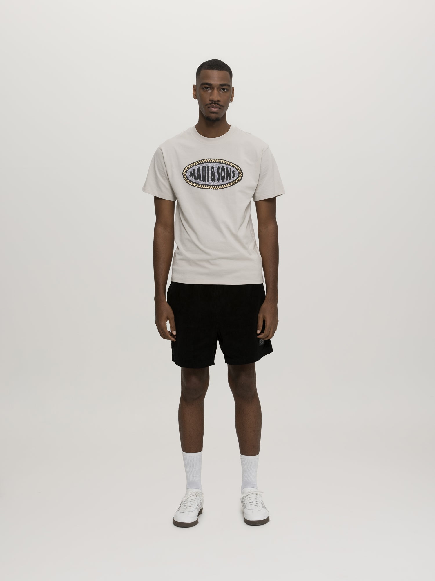 Maui and Sons Camp 84 Walk Short Pantaloncini Tan