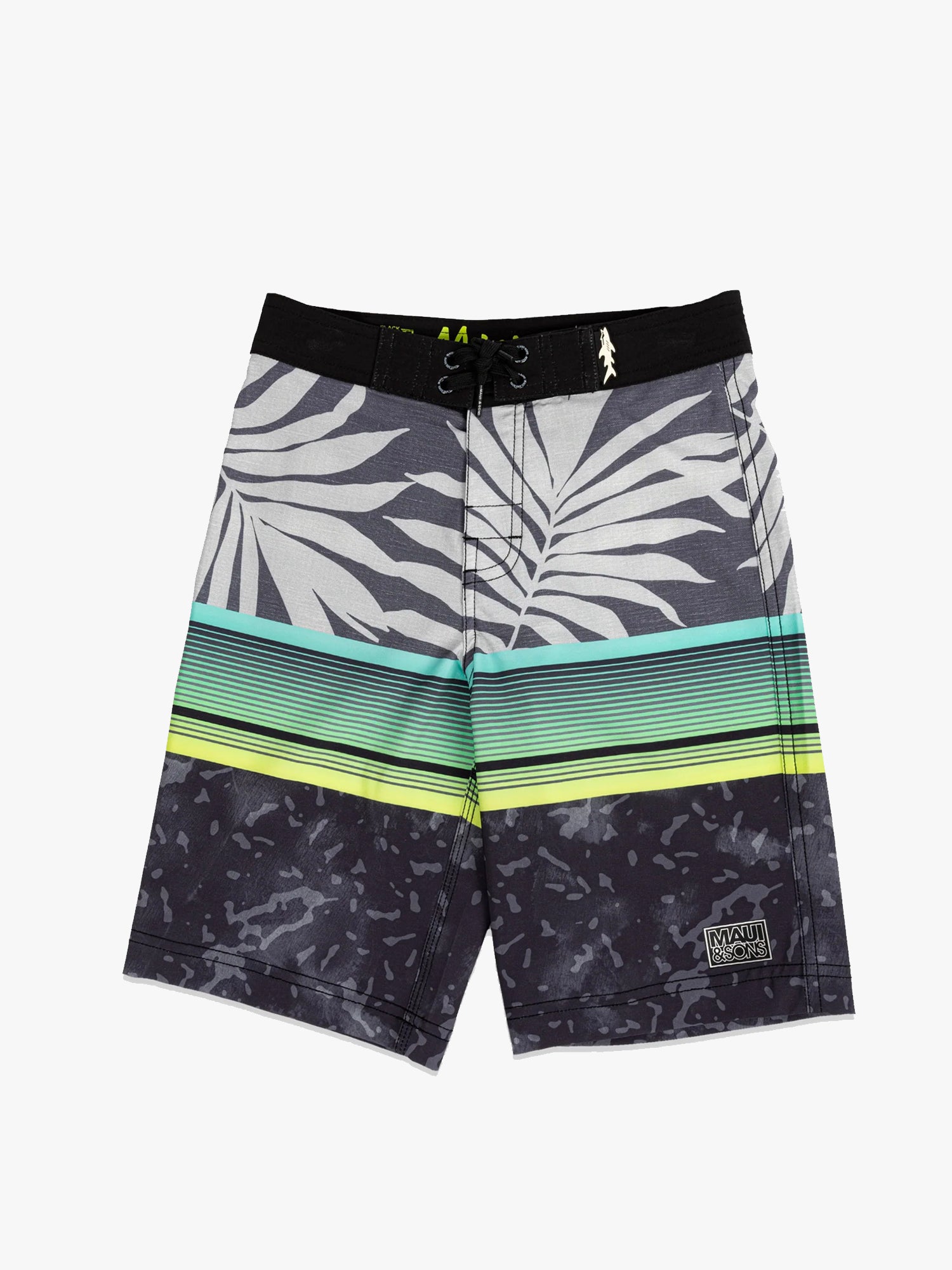 Maui and Sons Vacation costume mare ragazzo nero
