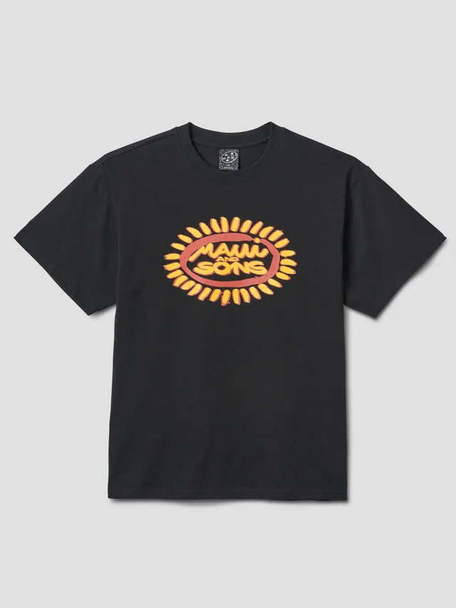Maui and Sons Awakening Boxy Fit T-Shirt maglietta nera