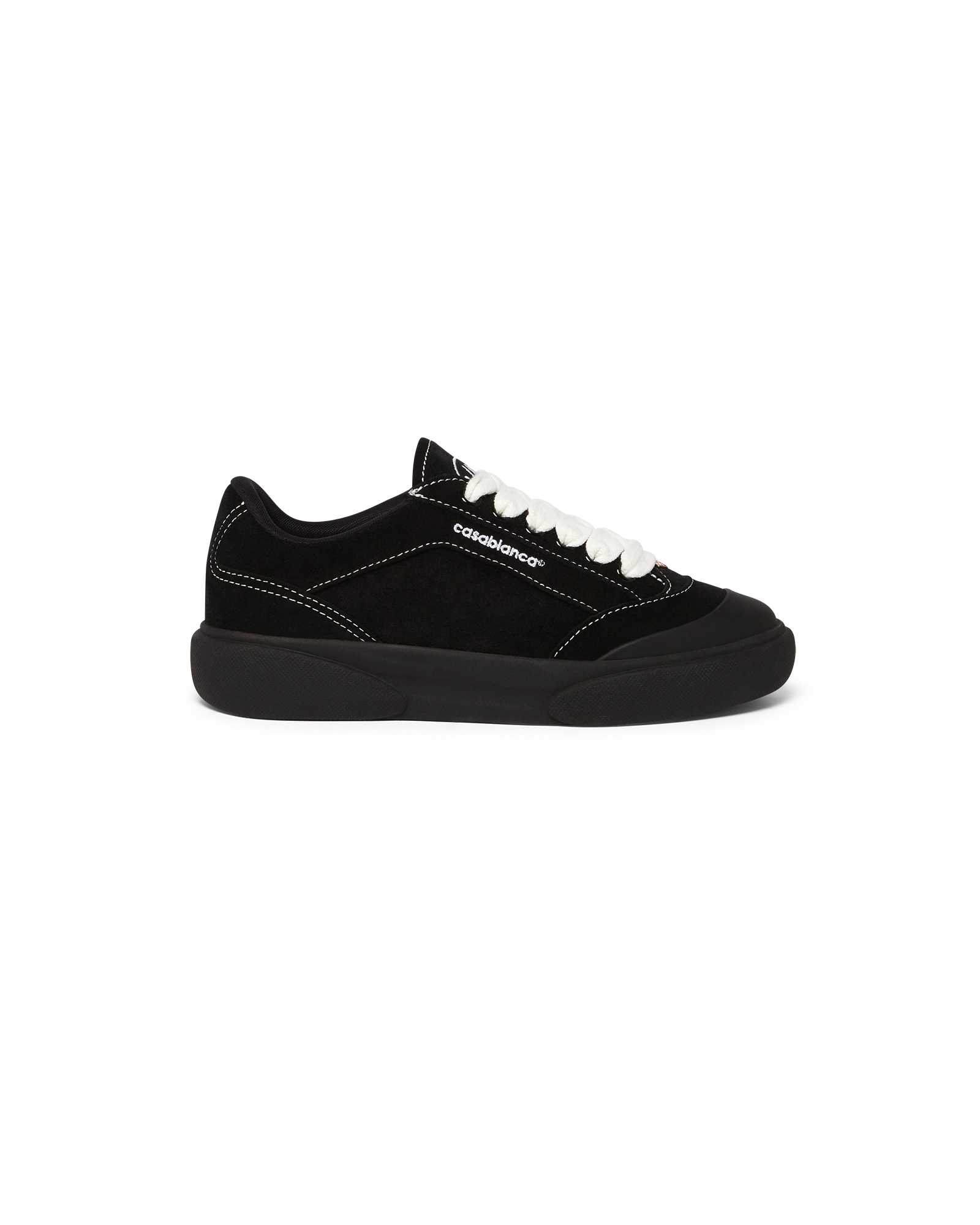 Casablanca Del Mar sneakers donna nere pelle tessuto