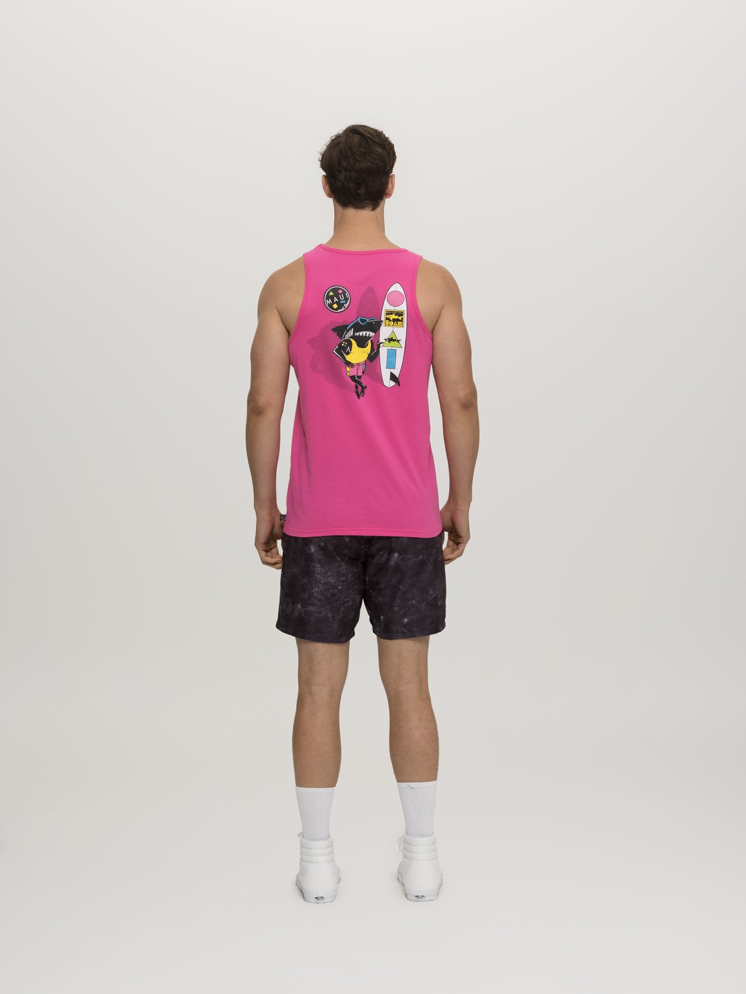 Maui and Sons Surf Shop Costume Mare Nero Asciugatura Rapida