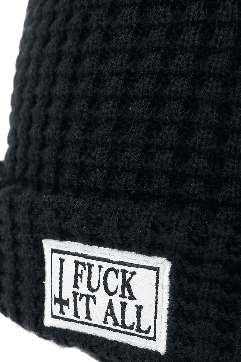 Gothicana Berretto Nero Maglia Unisex Basic