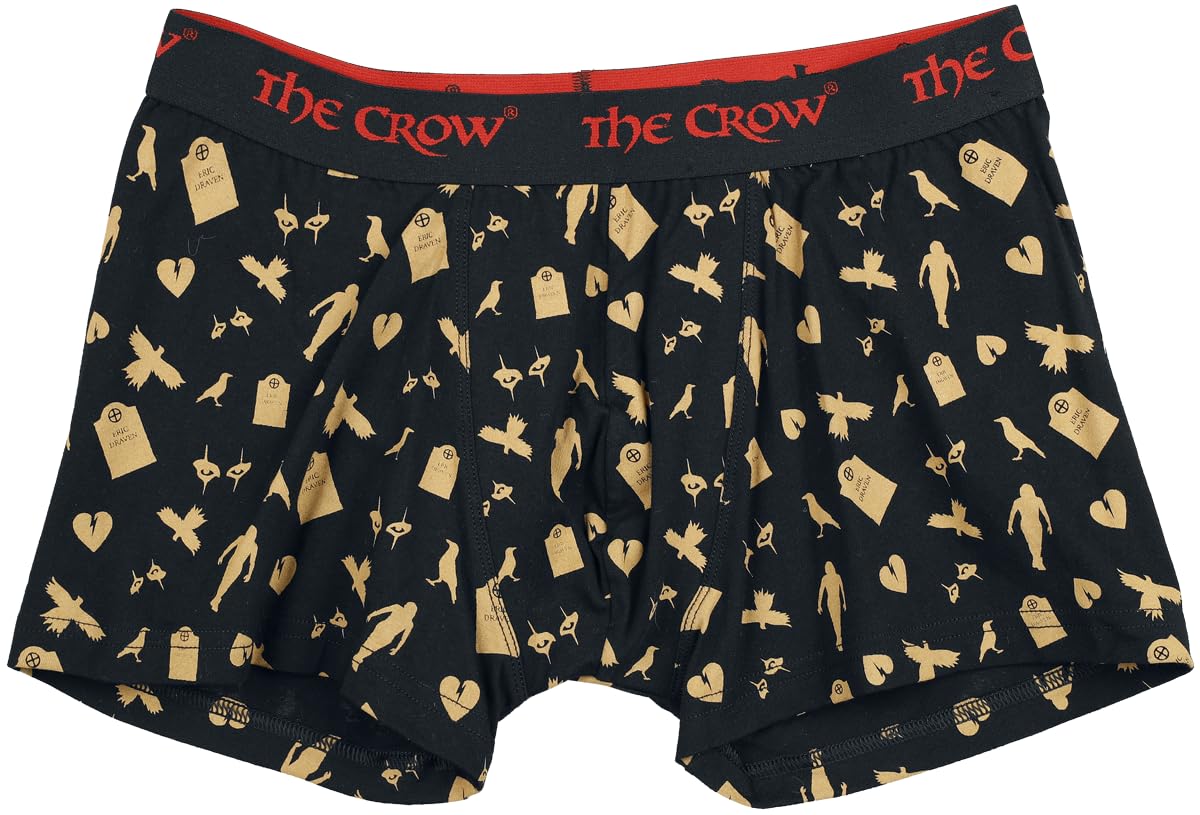 Gothicana by EMP Confezione 3 Boxer Neri Stampa uomo