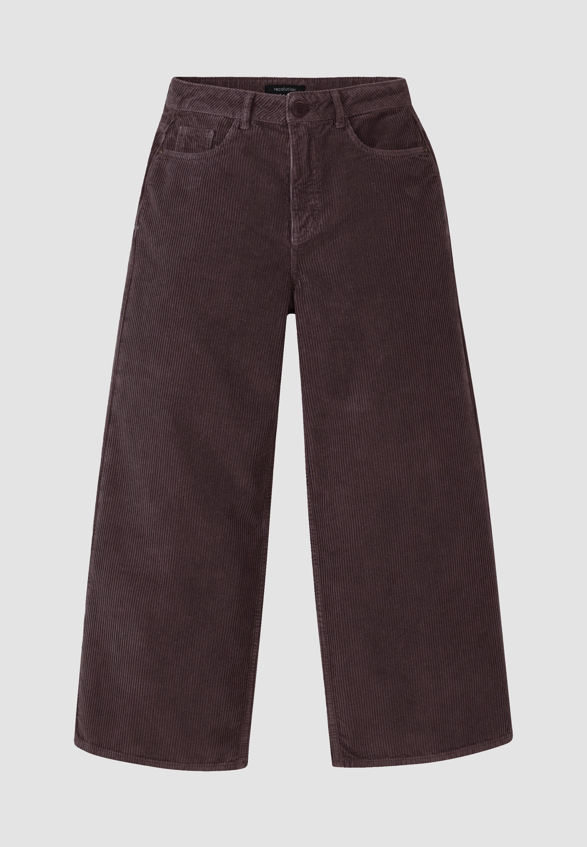 Recolution Erica Corduroy pantaloni donna viola velluto