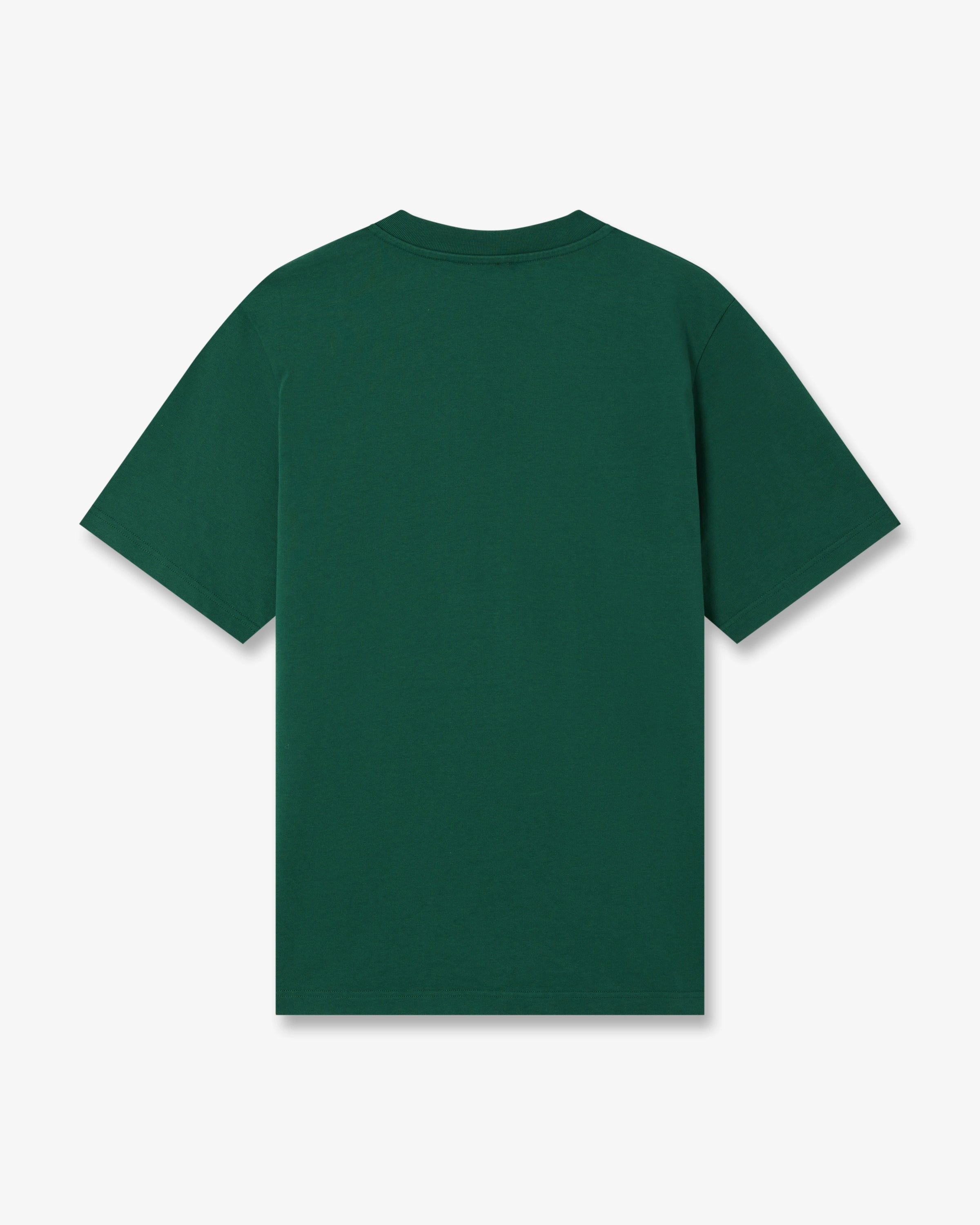 Casablanca Sport Type maglietta verde uomo cotone organico