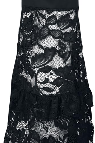 Gothicana by EMP Dark Romance pantaloni donna neri taglia S gotici