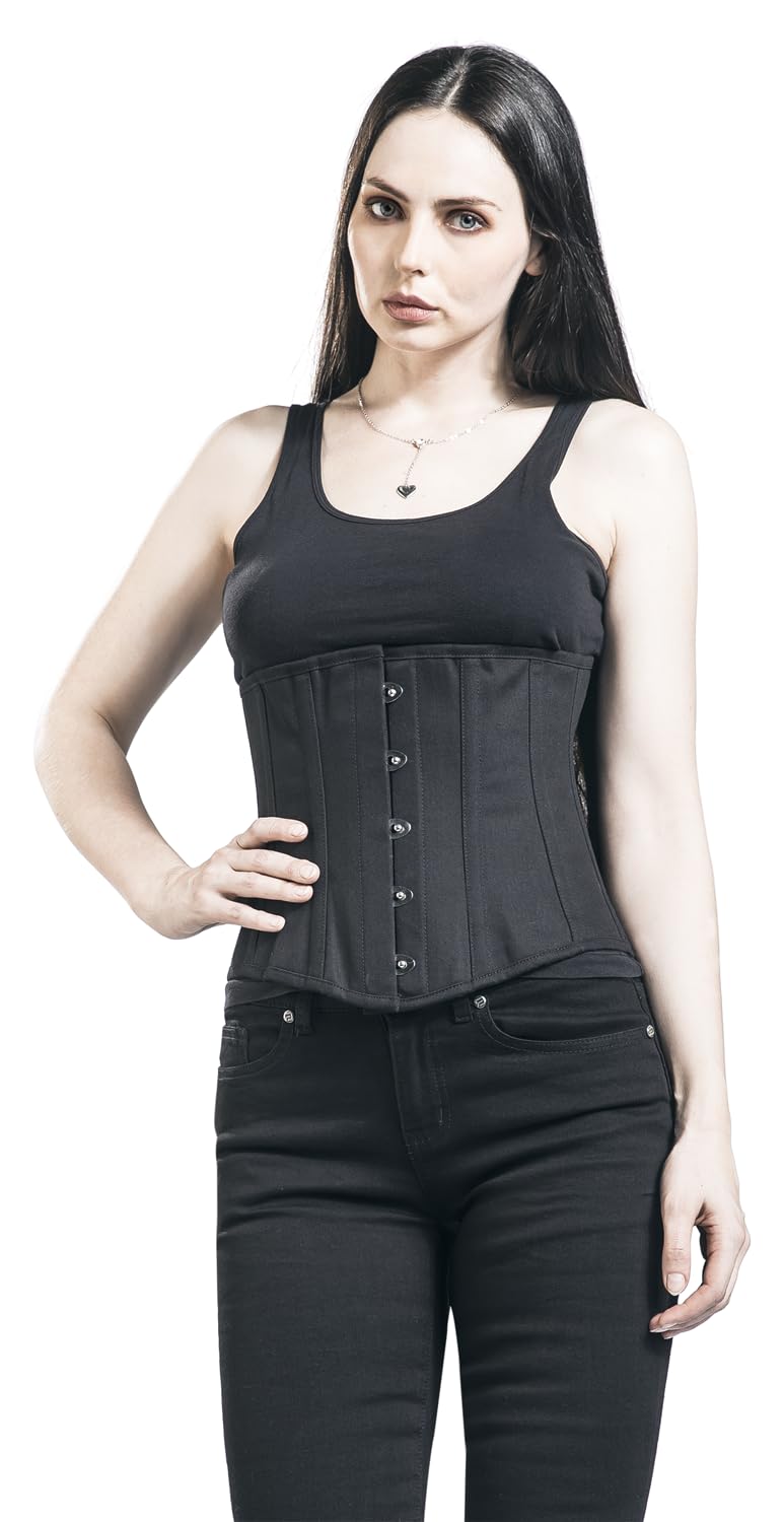 Gothicana by EMP corpetto donna nero sottoseno