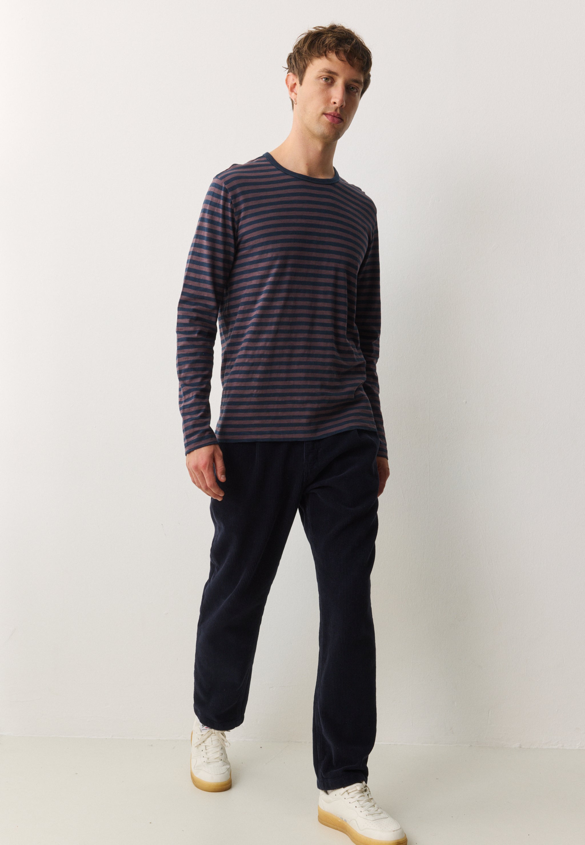 Recolution Oak Corduroy pantaloni blu velluto cotone